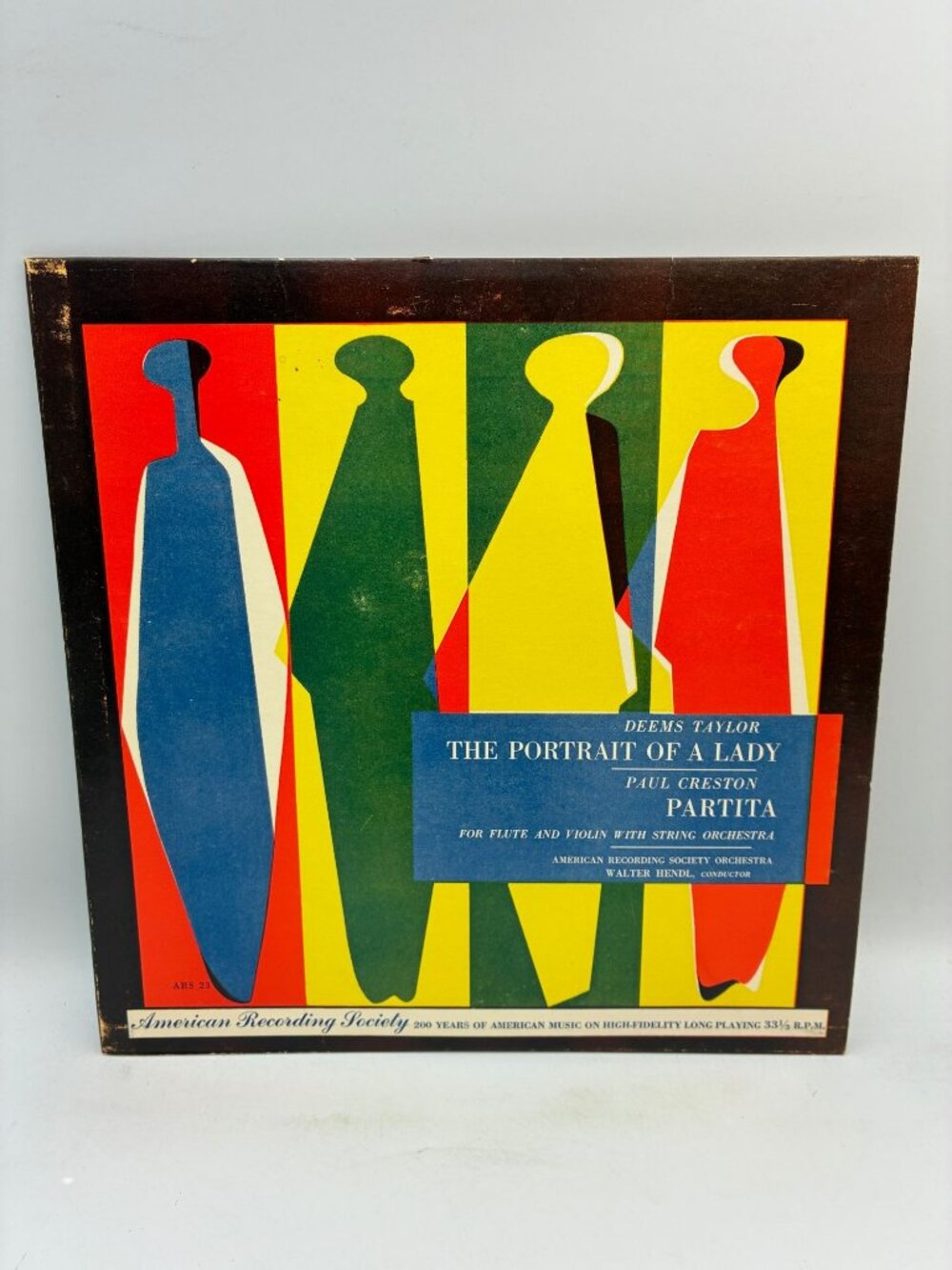 Deems Taylor & Paul Creston The Portrait Of A Lady Partita LP 1950s 33 RPM